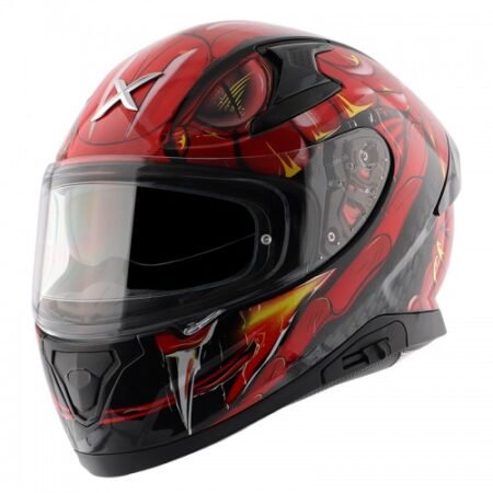 Accessoires Hoeden & petten Helmen Motorhelmen Helmetra AX Red Rose Custom Helmet Cover 